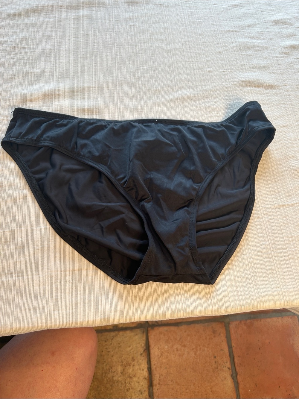 Women’s low rise Black Swim Briefs - Classic Fit